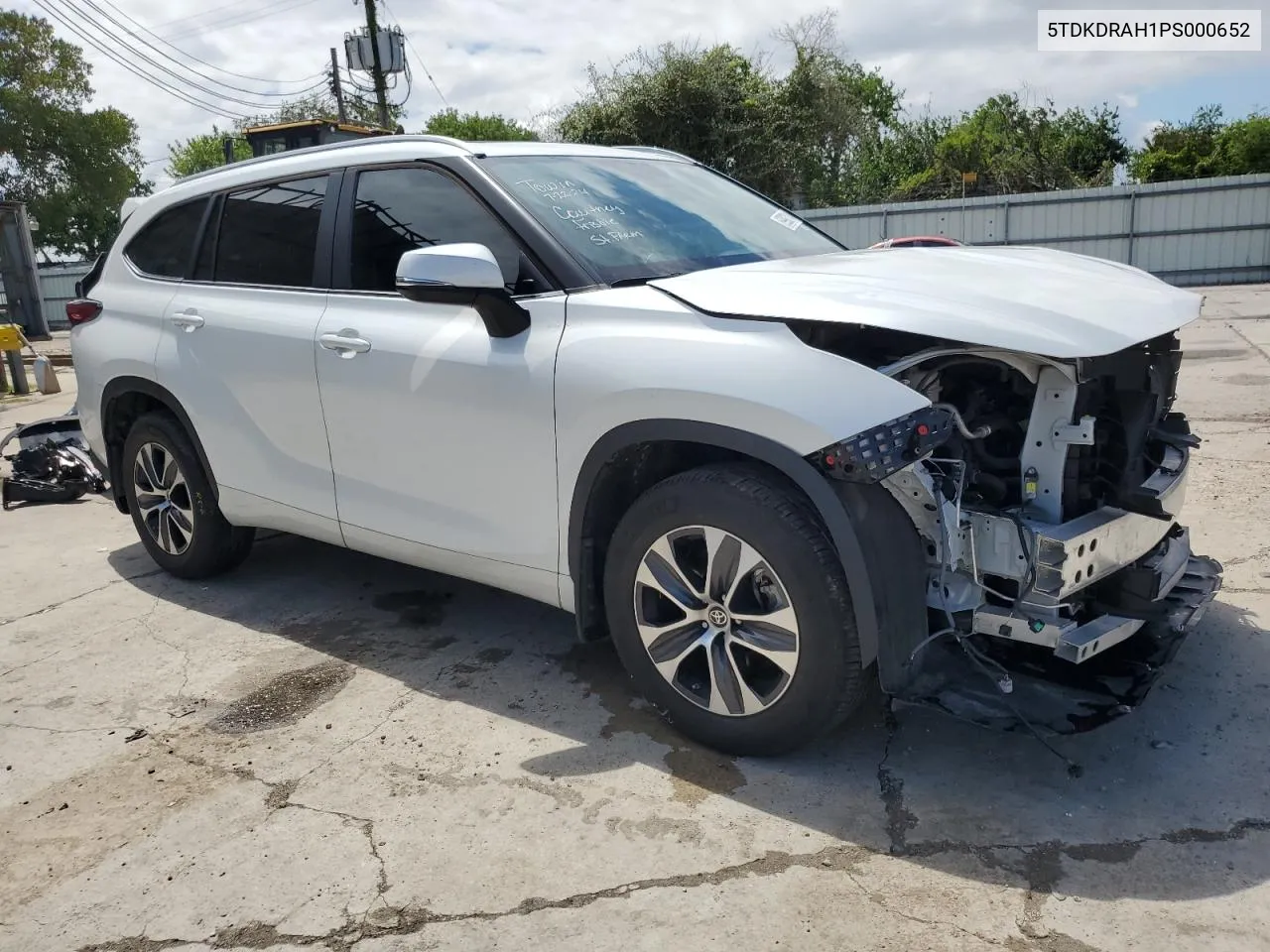 2023 Toyota Highlander L VIN: 5TDKDRAH1PS000652 Lot: 69993314