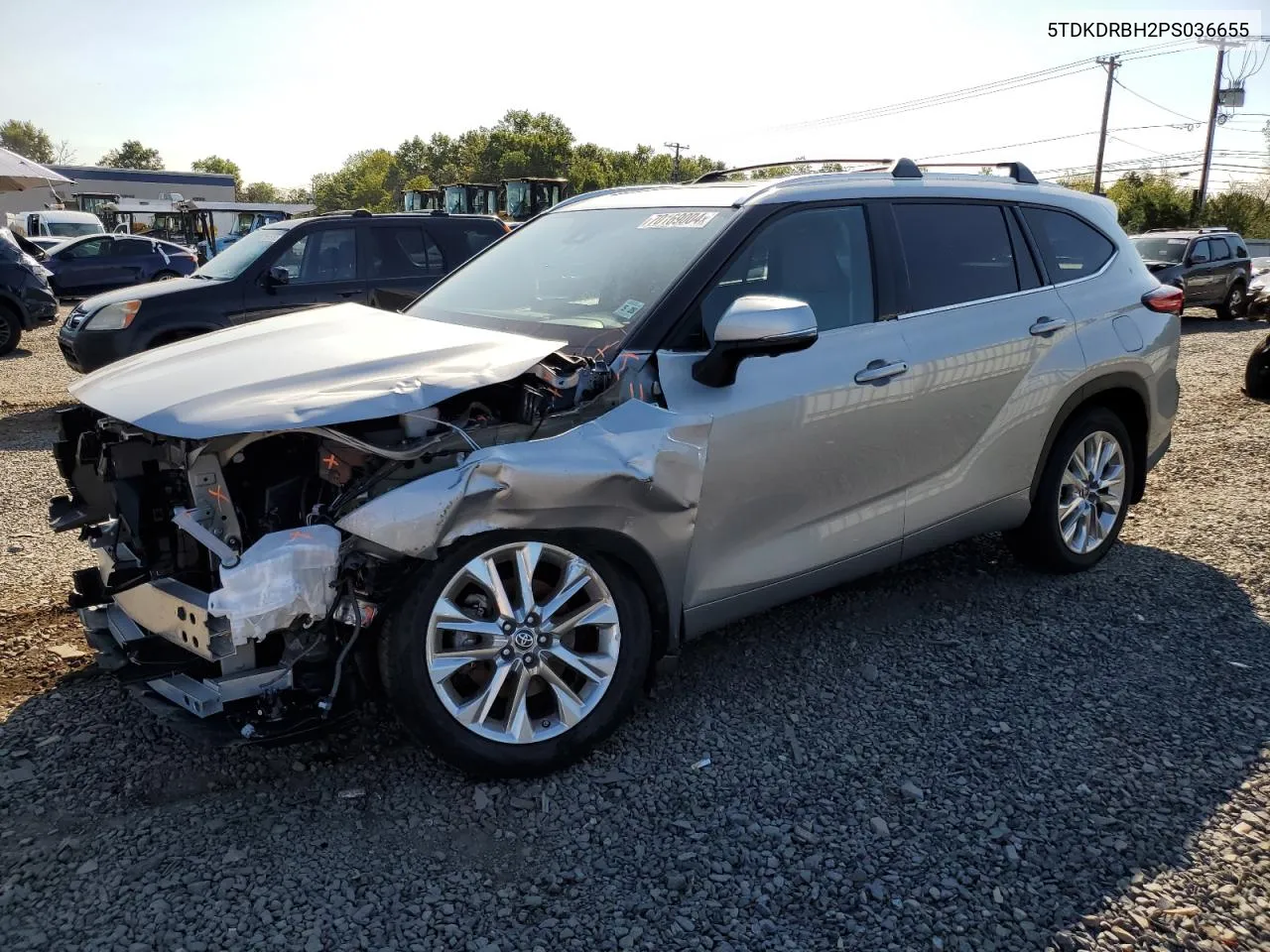 2023 Toyota Highlander L VIN: 5TDKDRBH2PS036655 Lot: 70169004