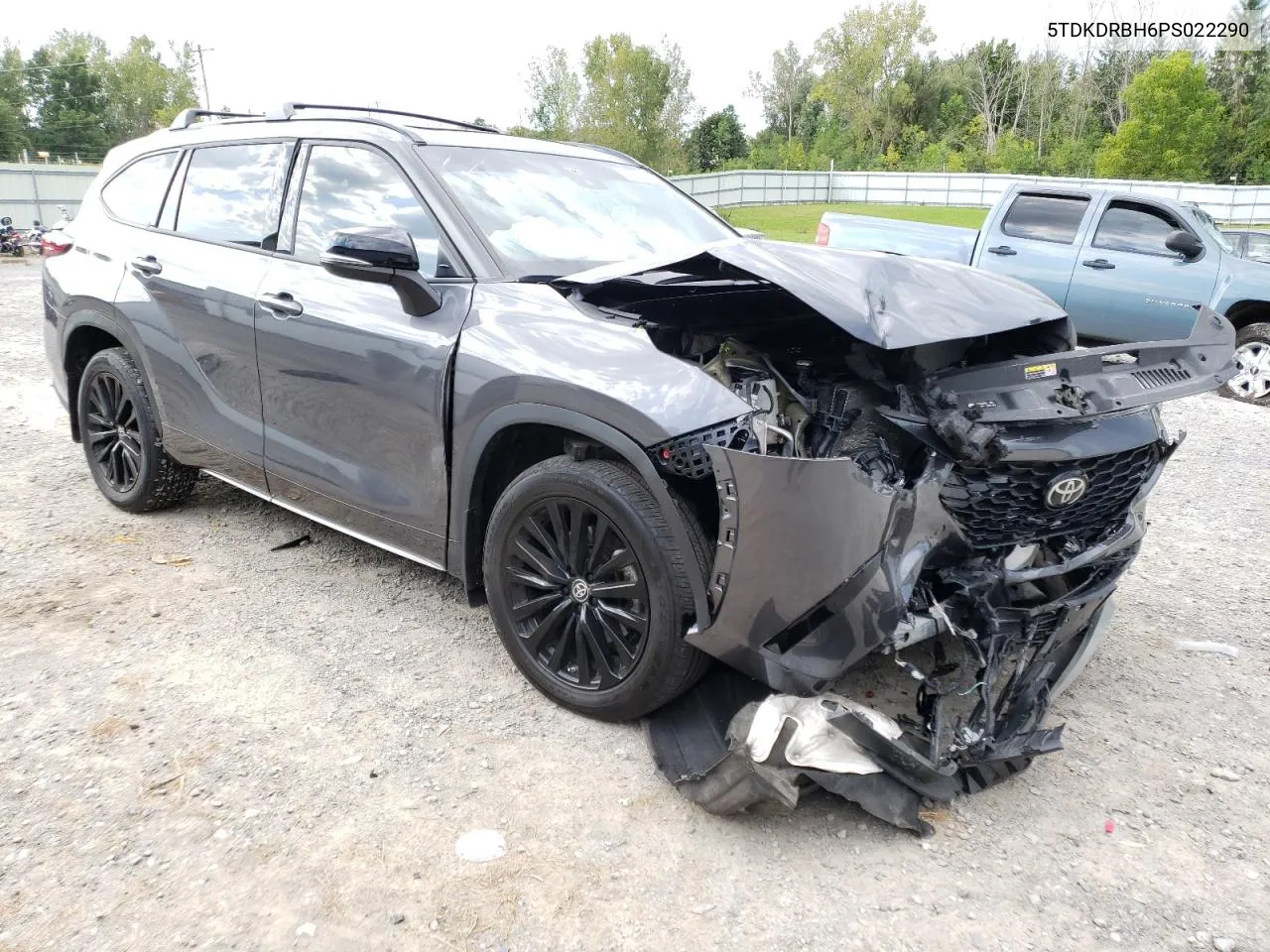 2023 Toyota Highlander L VIN: 5TDKDRBH6PS022290 Lot: 70476134