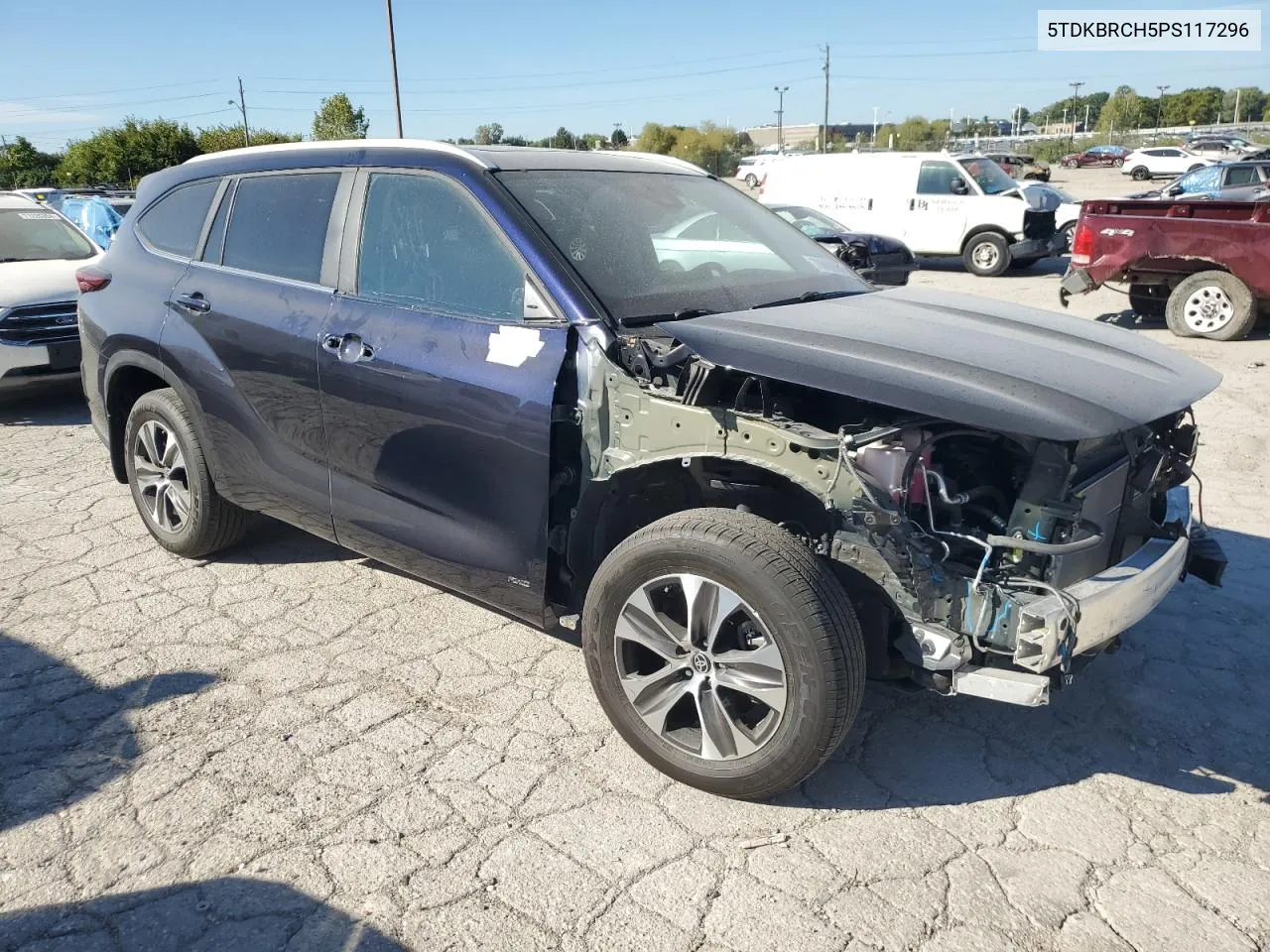 2023 Toyota Highlander Hybrid Xle VIN: 5TDKBRCH5PS117296 Lot: 70868964