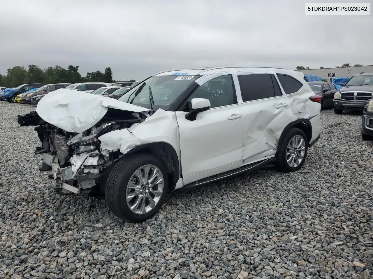 2023 Toyota Highlander L VIN: 5TDKDRAH1PS023042 Lot: 71556854