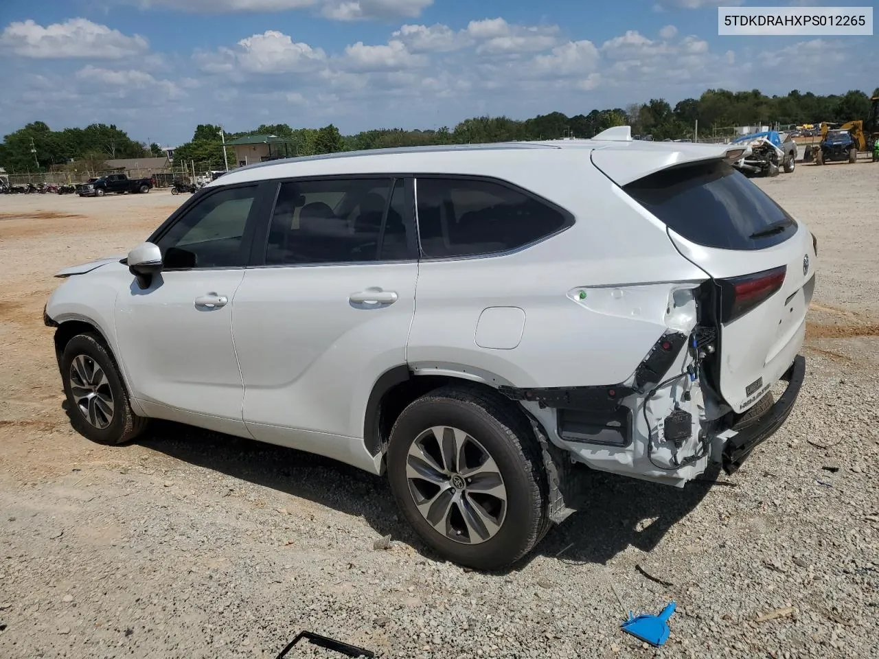 2023 Toyota Highlander L VIN: 5TDKDRAHXPS012265 Lot: 71585444