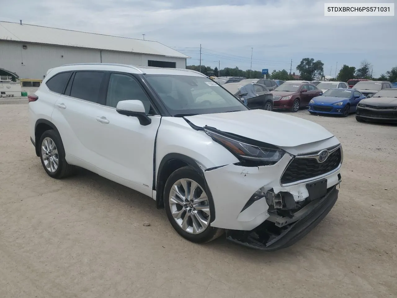 2023 Toyota Highlander Hybrid Limited VIN: 5TDXBRCH6PS571031 Lot: 71636314