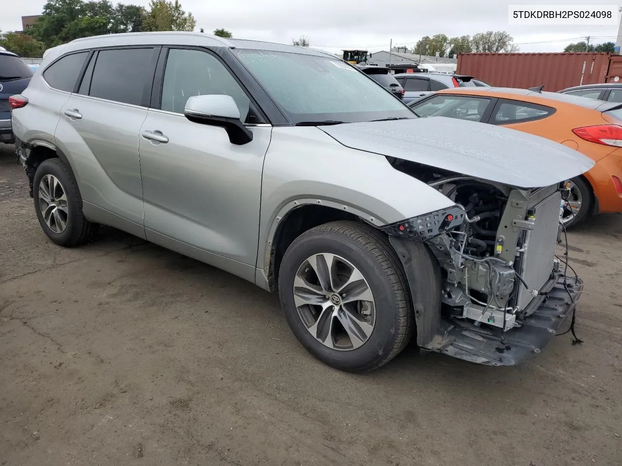 2023 Toyota Highlander L VIN: 5TDKDRBH2PS024098 Lot: 72053934