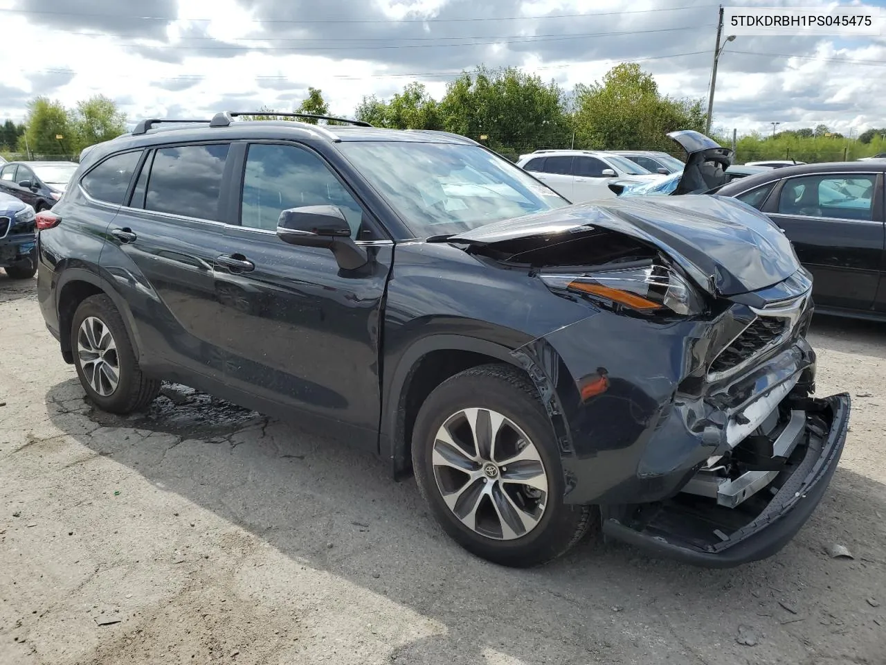 2023 Toyota Highlander L VIN: 5TDKDRBH1PS045475 Lot: 72845324