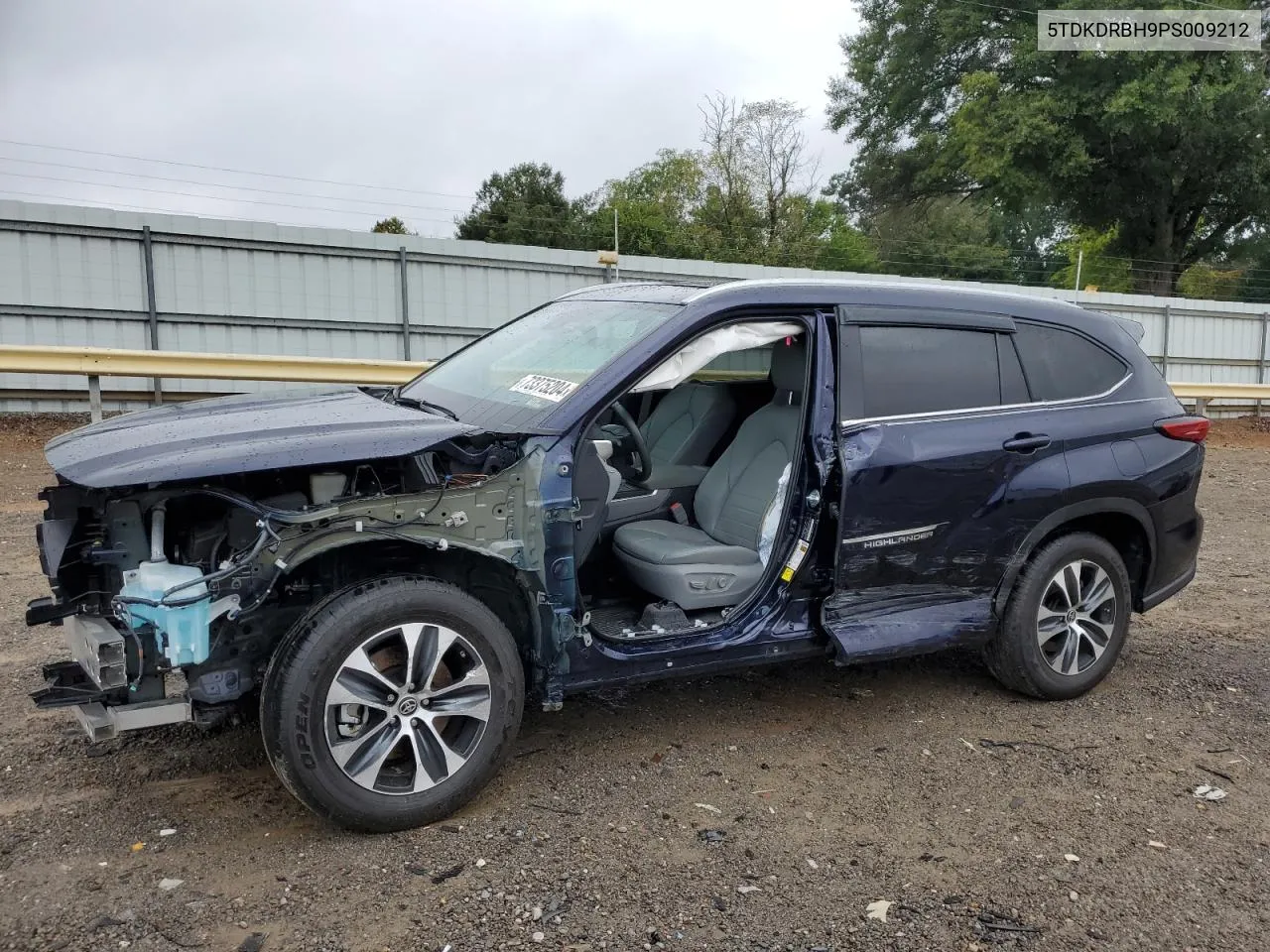 2023 Toyota Highlander L VIN: 5TDKDRBH9PS009212 Lot: 73375204