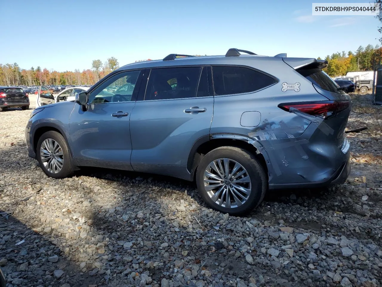 2023 Toyota Highlander L VIN: 5TDKDRBH9PS040444 Lot: 74757624