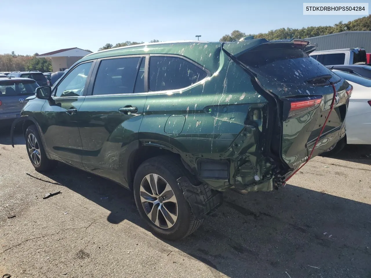 2023 Toyota Highlander L VIN: 5TDKDRBH0PS504284 Lot: 75257384