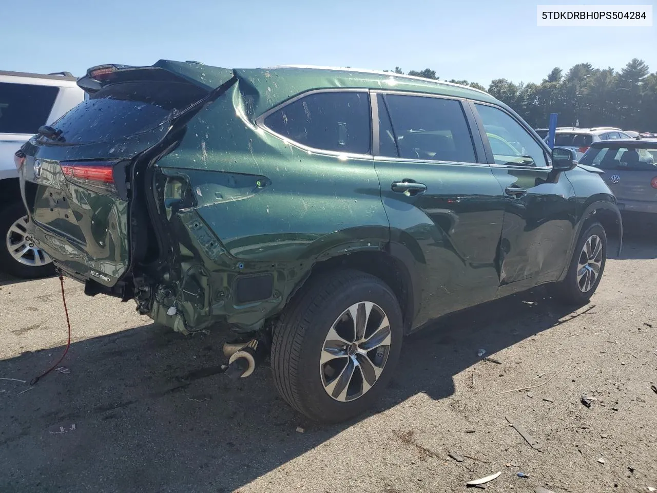 2023 Toyota Highlander L VIN: 5TDKDRBH0PS504284 Lot: 75257384