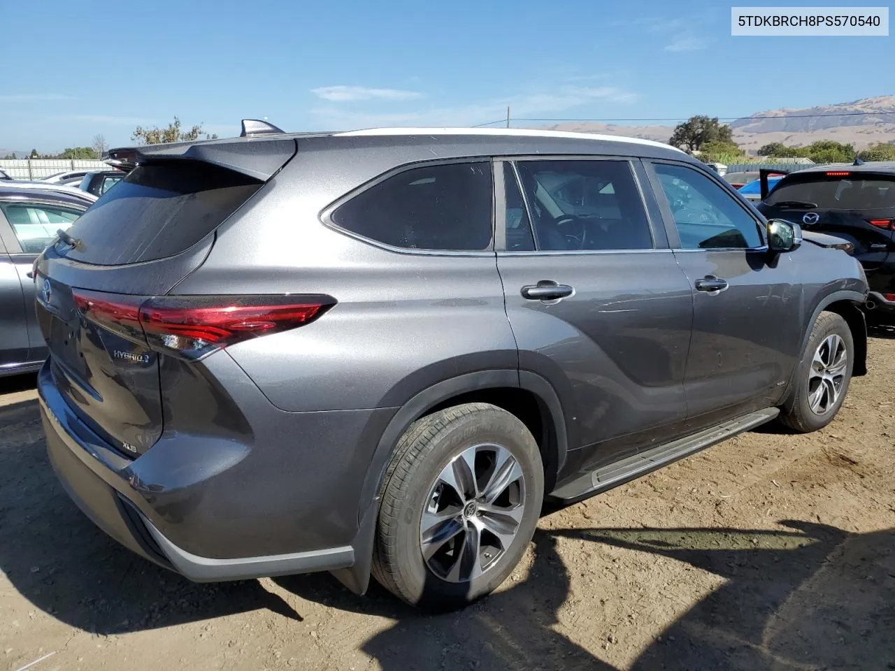 2023 Toyota Highlander Hybrid Xle VIN: 5TDKBRCH8PS570540 Lot: 75845874