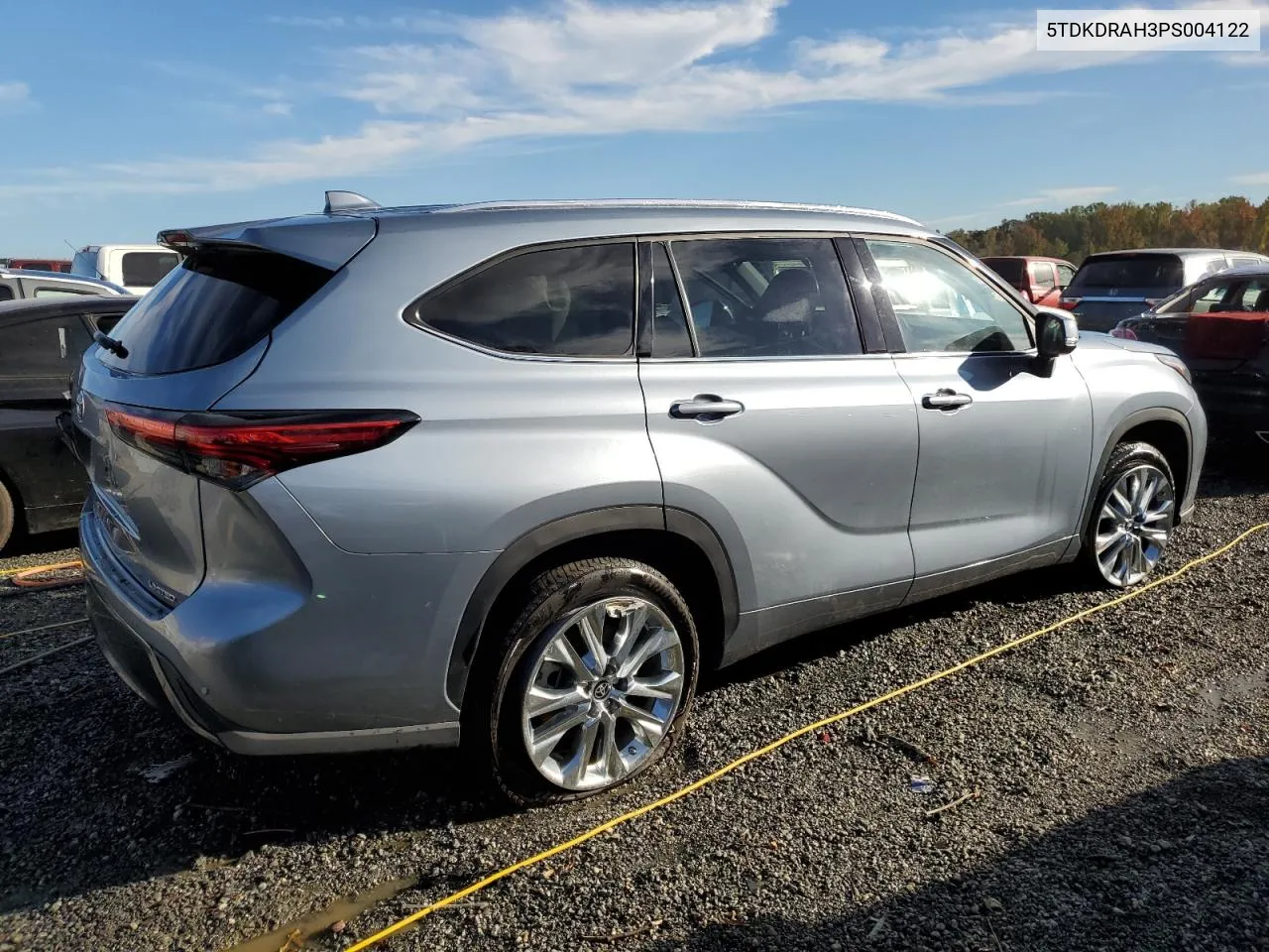 2023 Toyota Highlander L VIN: 5TDKDRAH3PS004122 Lot: 76387174