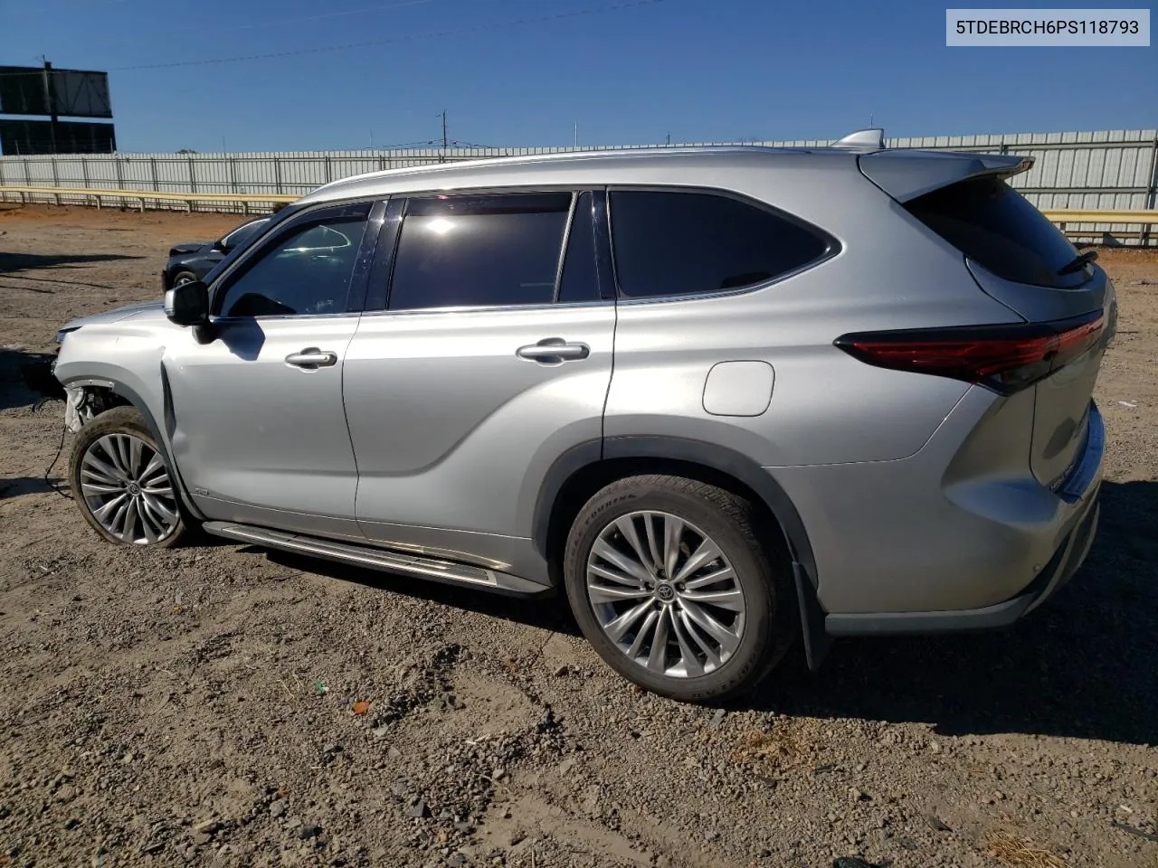 2023 Toyota Highlander Hybrid Limited VIN: 5TDEBRCH6PS118793 Lot: 77619374