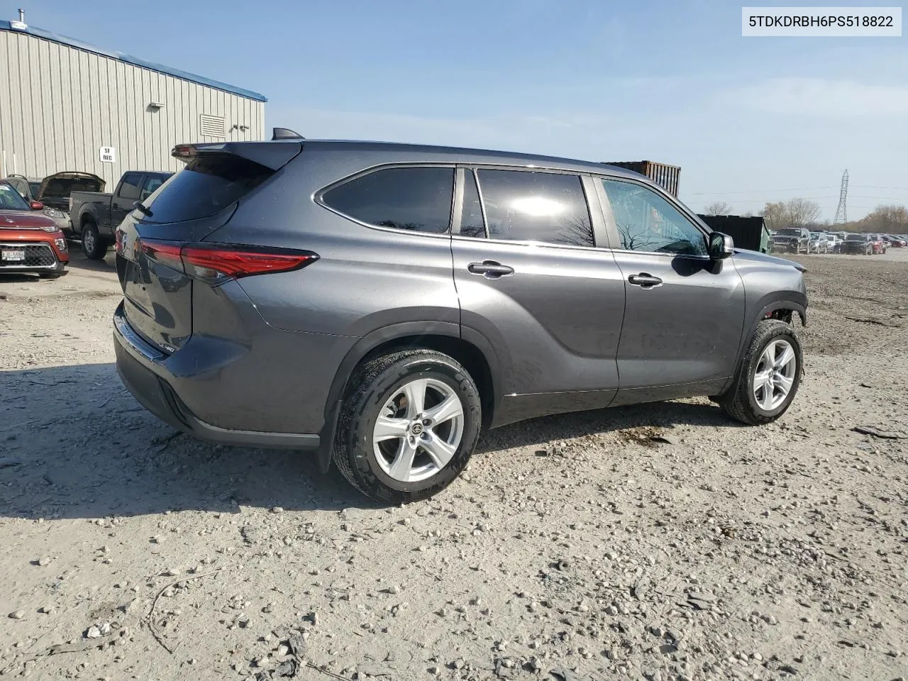 2023 Toyota Highlander L VIN: 5TDKDRBH6PS518822 Lot: 77870844