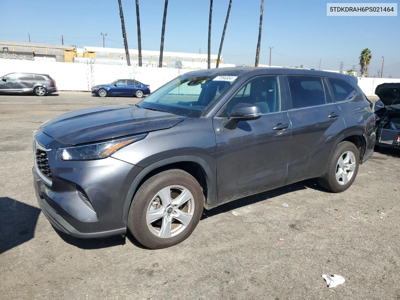 2023 Toyota Highlander L VIN: 5TDKDRAH6PS021464 Lot: 77894884