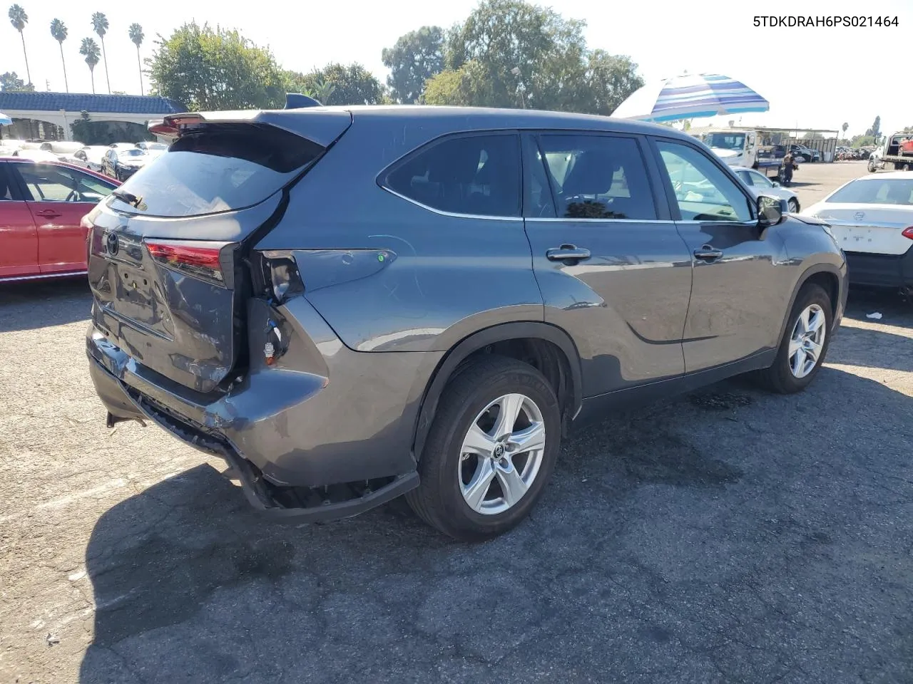 2023 Toyota Highlander L VIN: 5TDKDRAH6PS021464 Lot: 77894884