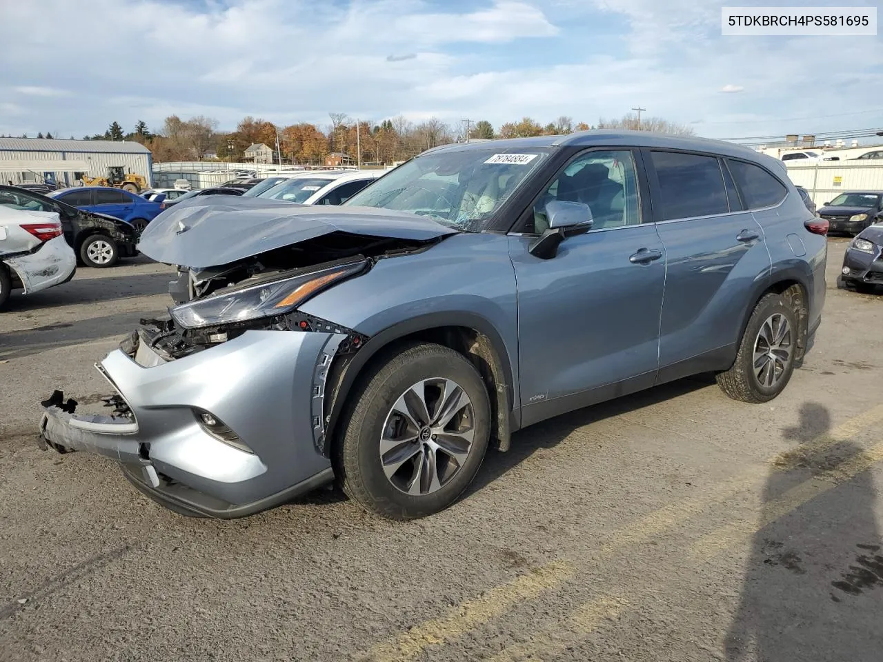 2023 Toyota Highlander Hybrid Xle VIN: 5TDKBRCH4PS581695 Lot: 78784884