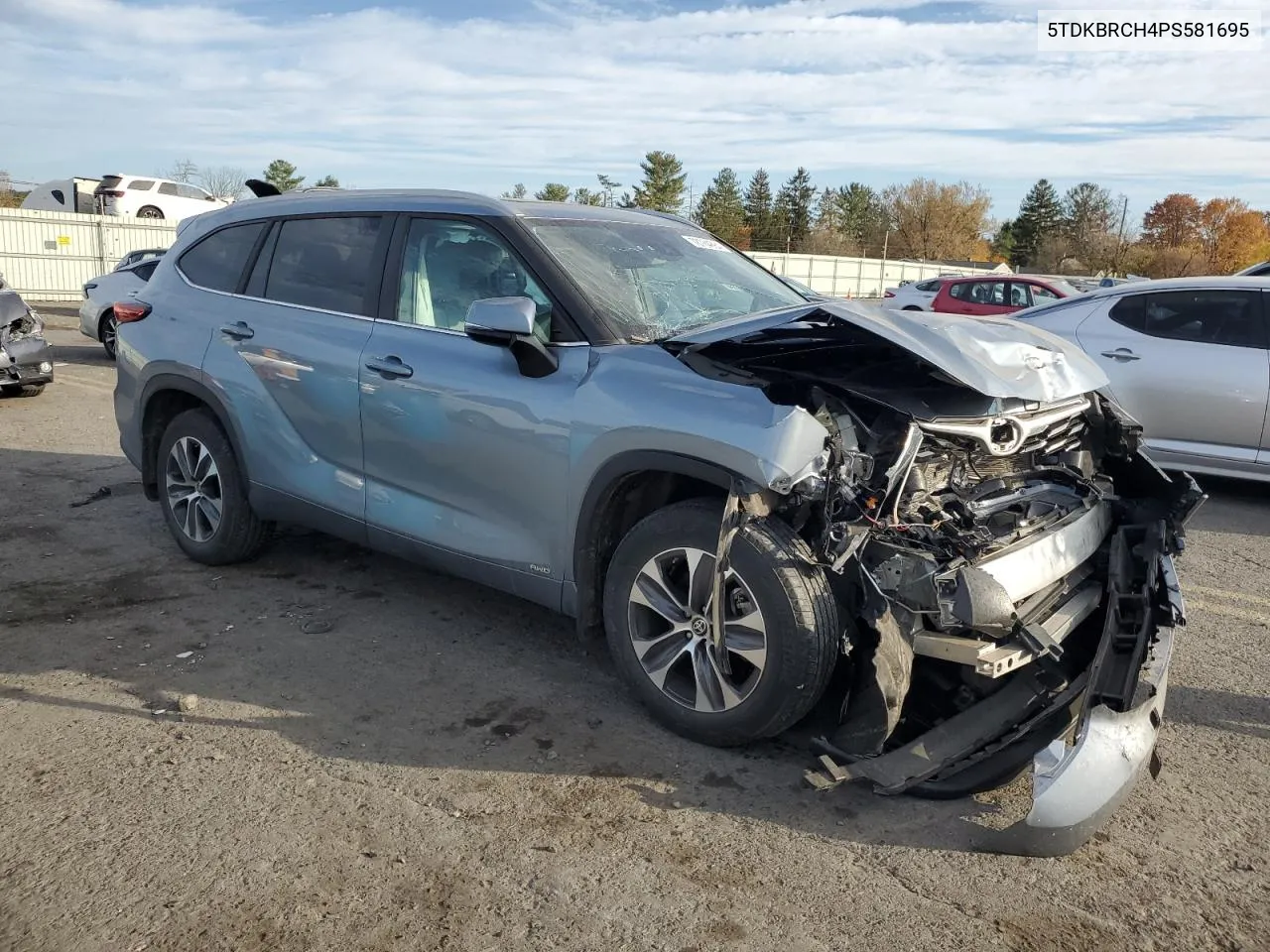 2023 Toyota Highlander Hybrid Xle VIN: 5TDKBRCH4PS581695 Lot: 78784884