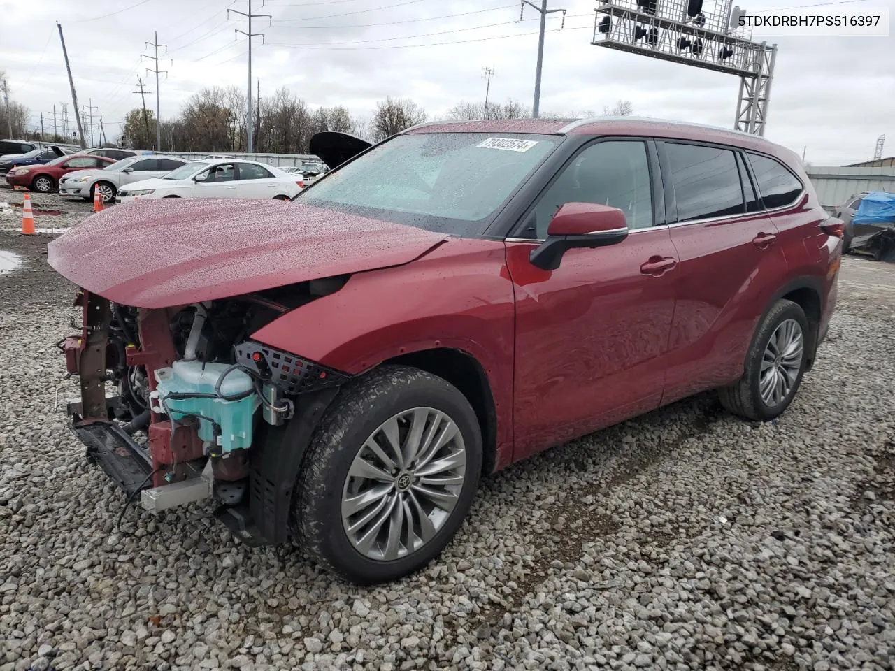 2023 Toyota Highlander L VIN: 5TDKDRBH7PS516397 Lot: 79302574