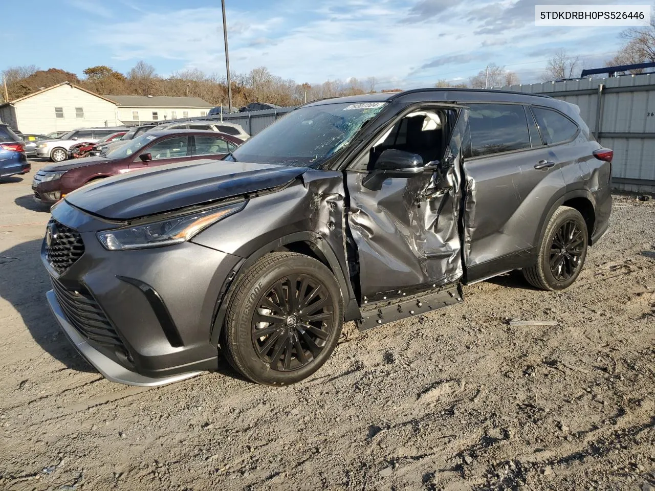 2023 Toyota Highlander L VIN: 5TDKDRBH0PS526446 Lot: 79307204