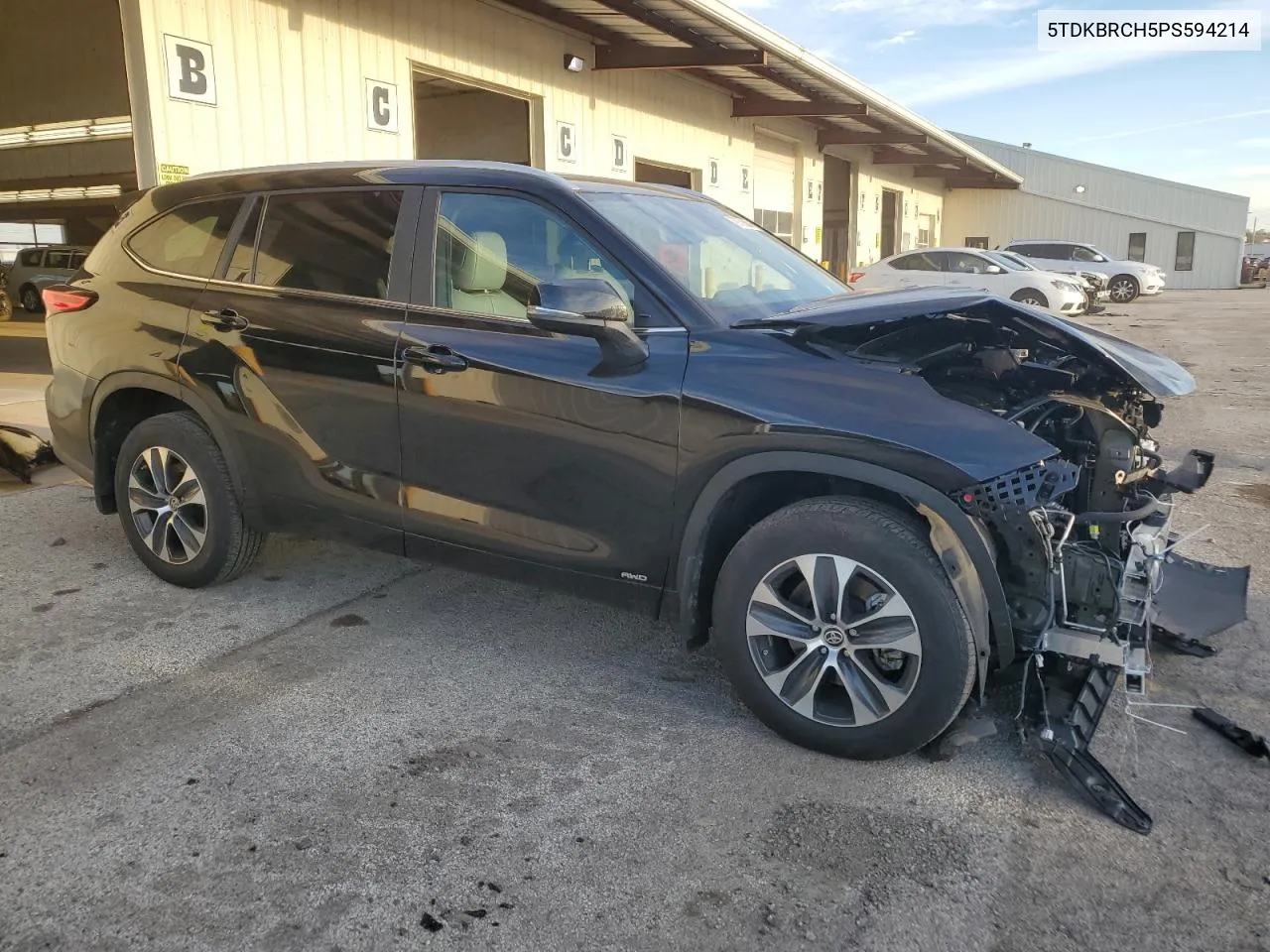 2023 Toyota Highlander Hybrid Xle VIN: 5TDKBRCH5PS594214 Lot: 79708584