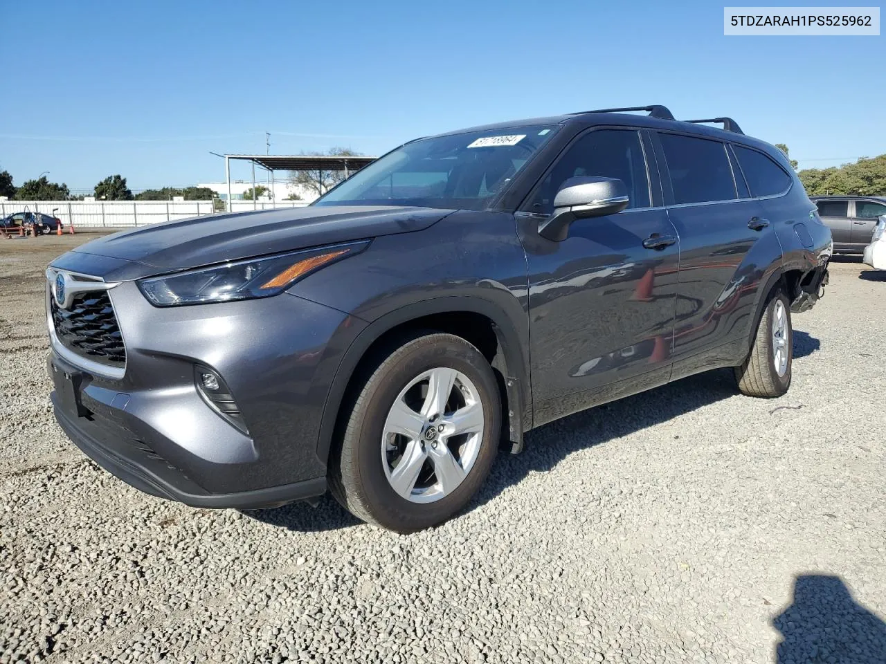 2023 Toyota Highlander Hybrid Le VIN: 5TDZARAH1PS525962 Lot: 81718964