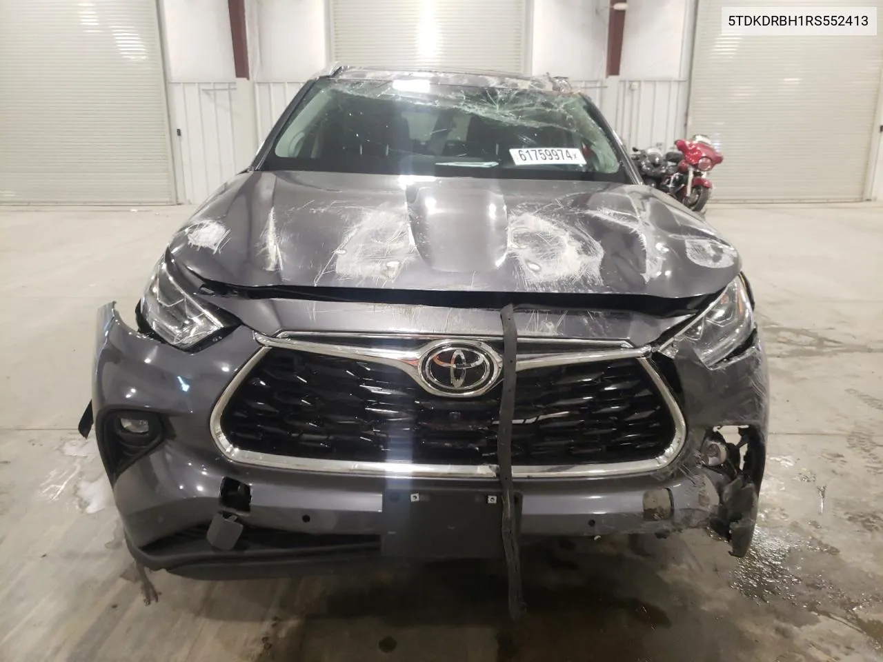 2024 Toyota Highlander Le VIN: 5TDKDRBH1RS552413 Lot: 61759974