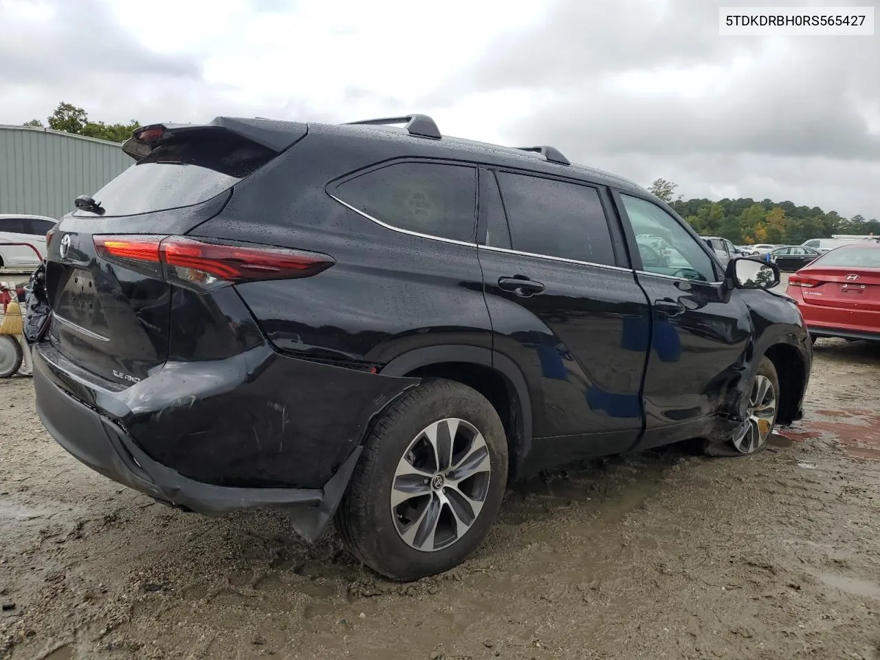 2024 Toyota Highlander Le VIN: 5TDKDRBH0RS565427 Lot: 72060744