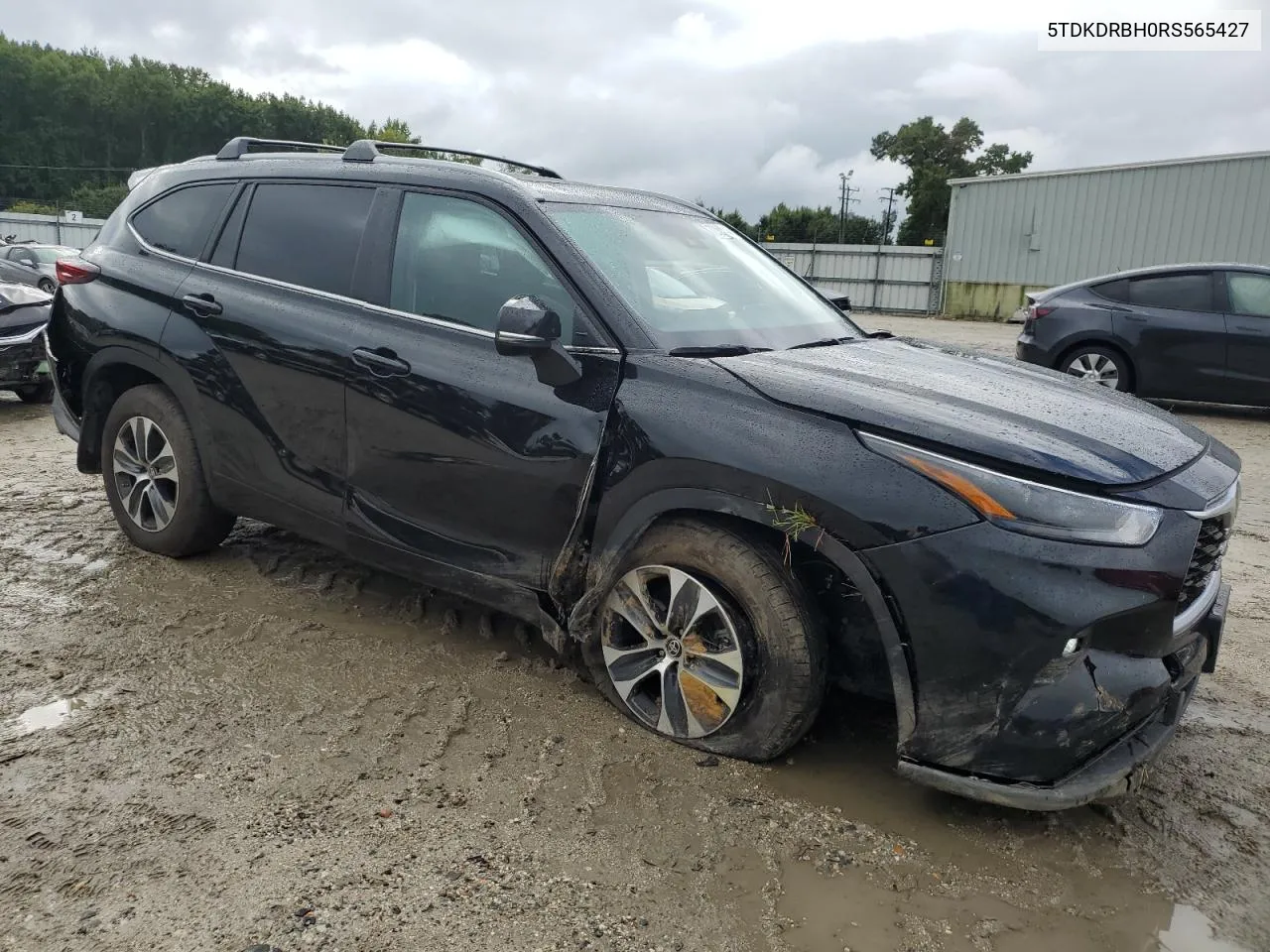 2024 Toyota Highlander Le VIN: 5TDKDRBH0RS565427 Lot: 72060744