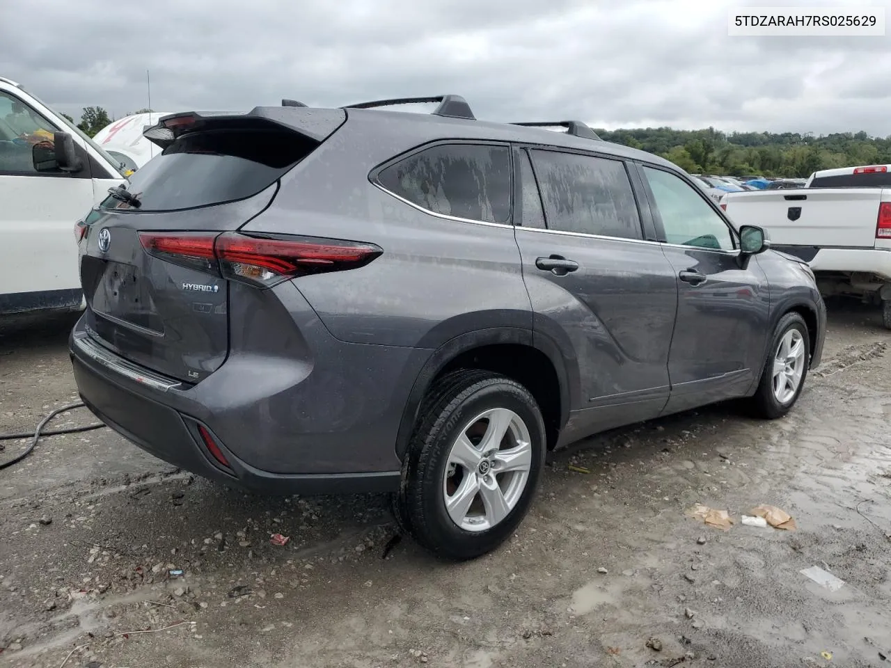 2024 Toyota Highlander Hybrid Le VIN: 5TDZARAH7RS025629 Lot: 72386614