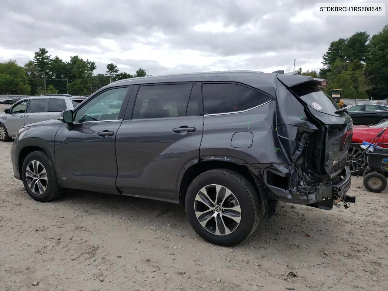 2024 Toyota Highlander Hybrid Xle VIN: 5TDKBRCH1RS608645 Lot: 72539414