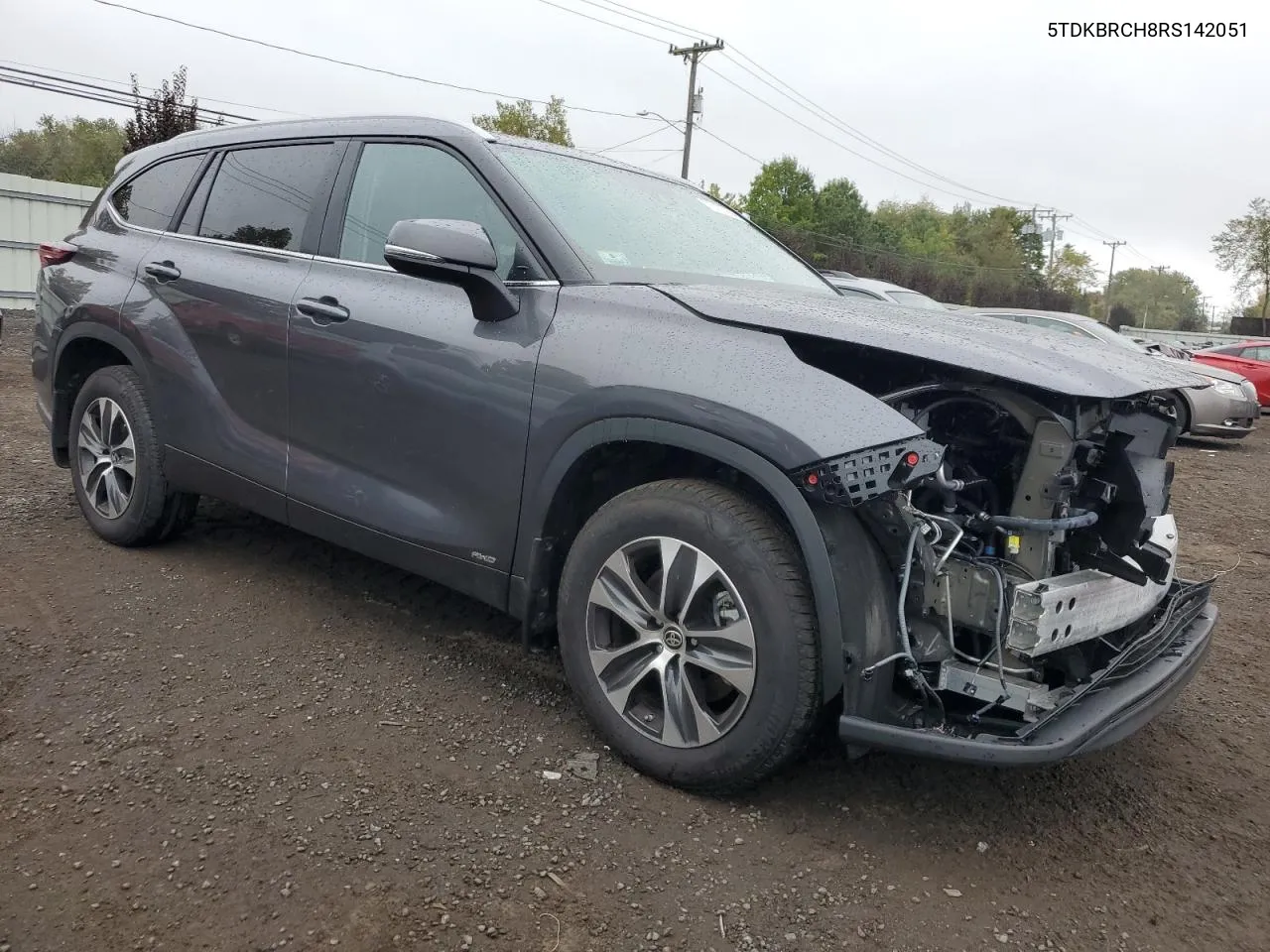 2024 Toyota Highlander Hybrid Xle VIN: 5TDKBRCH8RS142051 Lot: 73137984