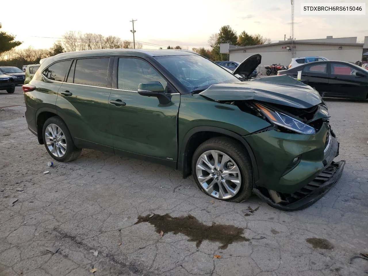 2024 Toyota Highlander Hybrid Limited VIN: 5TDXBRCH6RS615046 Lot: 77889274