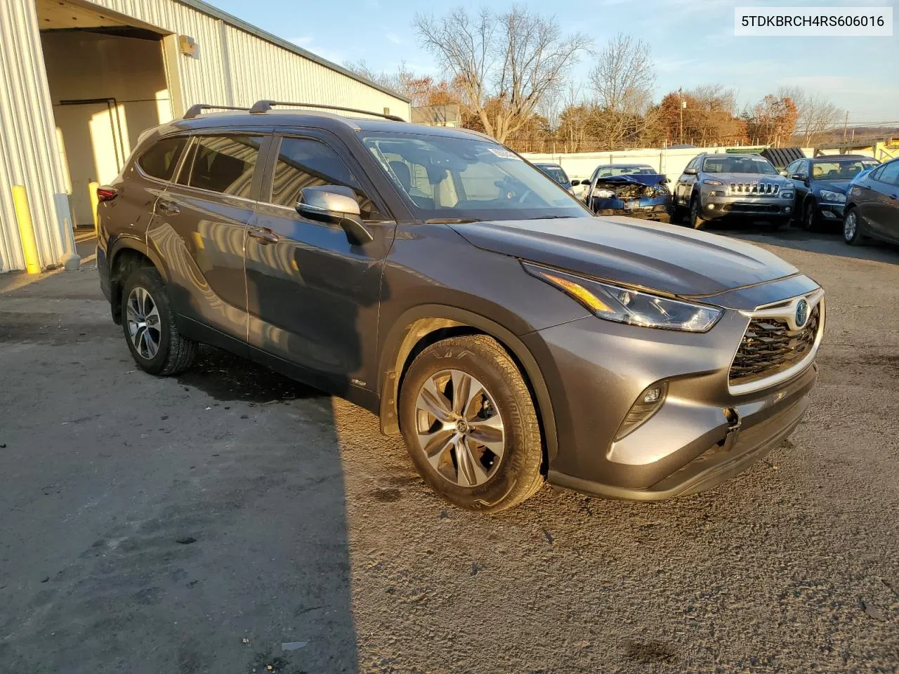 2024 Toyota Highlander Hybrid Xle VIN: 5TDKBRCH4RS606016 Lot: 80062424