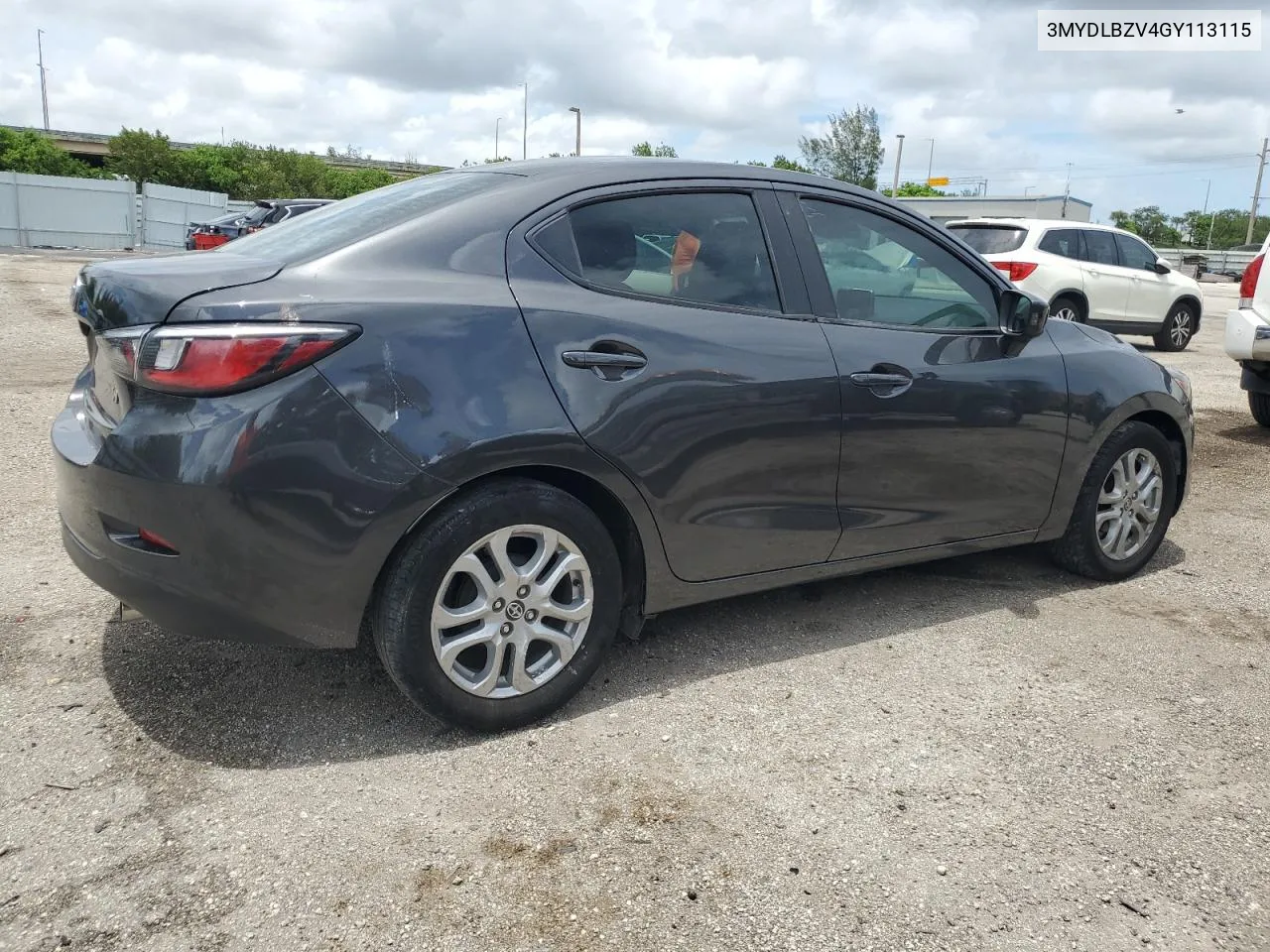 2016 Toyota Scion Ia VIN: 3MYDLBZV4GY113115 Lot: 59466984