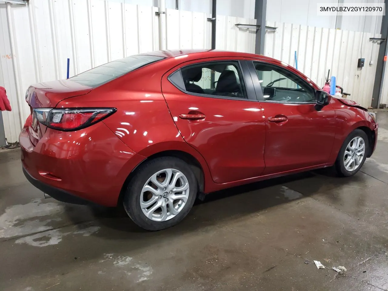 2016 Toyota Scion Ia VIN: 3MYDLBZV2GY120970 Lot: 60152804