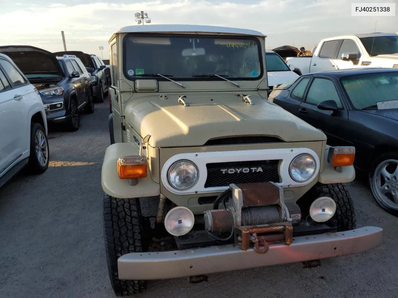 1977 Toyota Land Cruis VIN: FJ40251338 Lot: 74954094