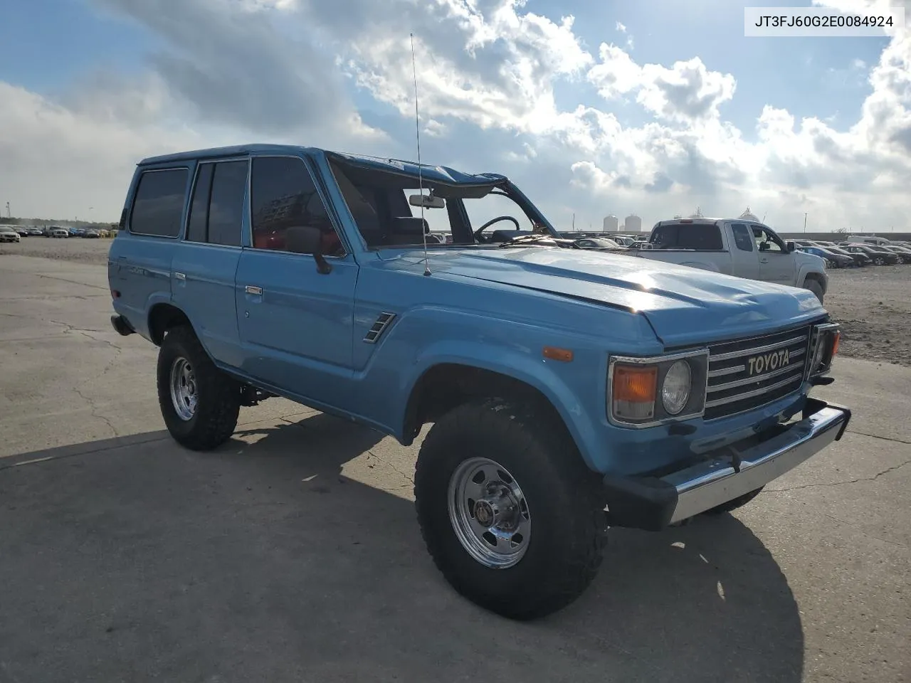 1984 Toyota Land Cruiser Fj60 VIN: JT3FJ60G2E0084924 Lot: 72803904