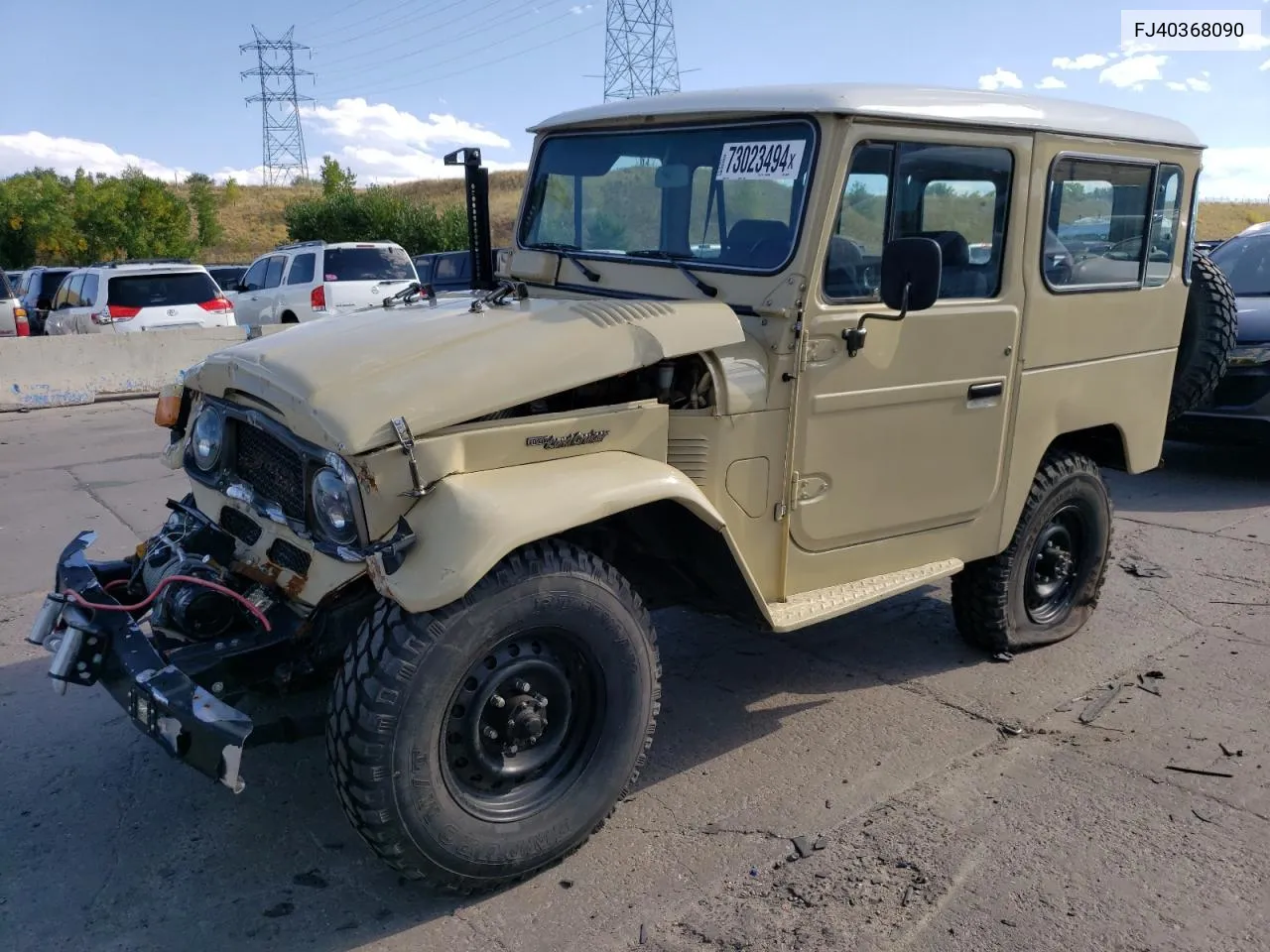 1984 Toyota Land Cruis VIN: FJ40368090 Lot: 73023494