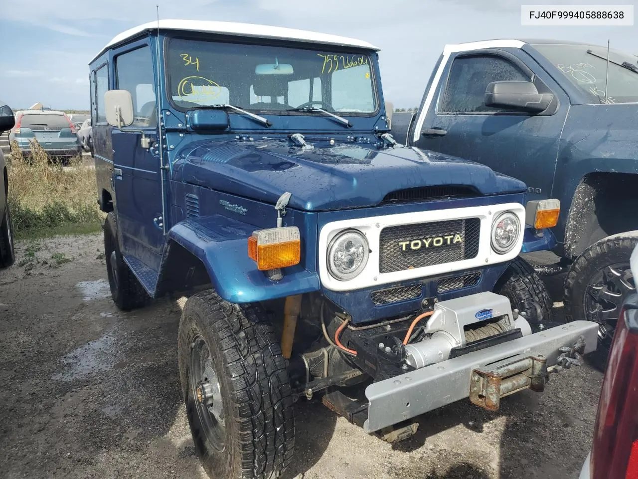 1984 Toyota Landcruser VIN: FJ40F999405888638 Lot: 75526604