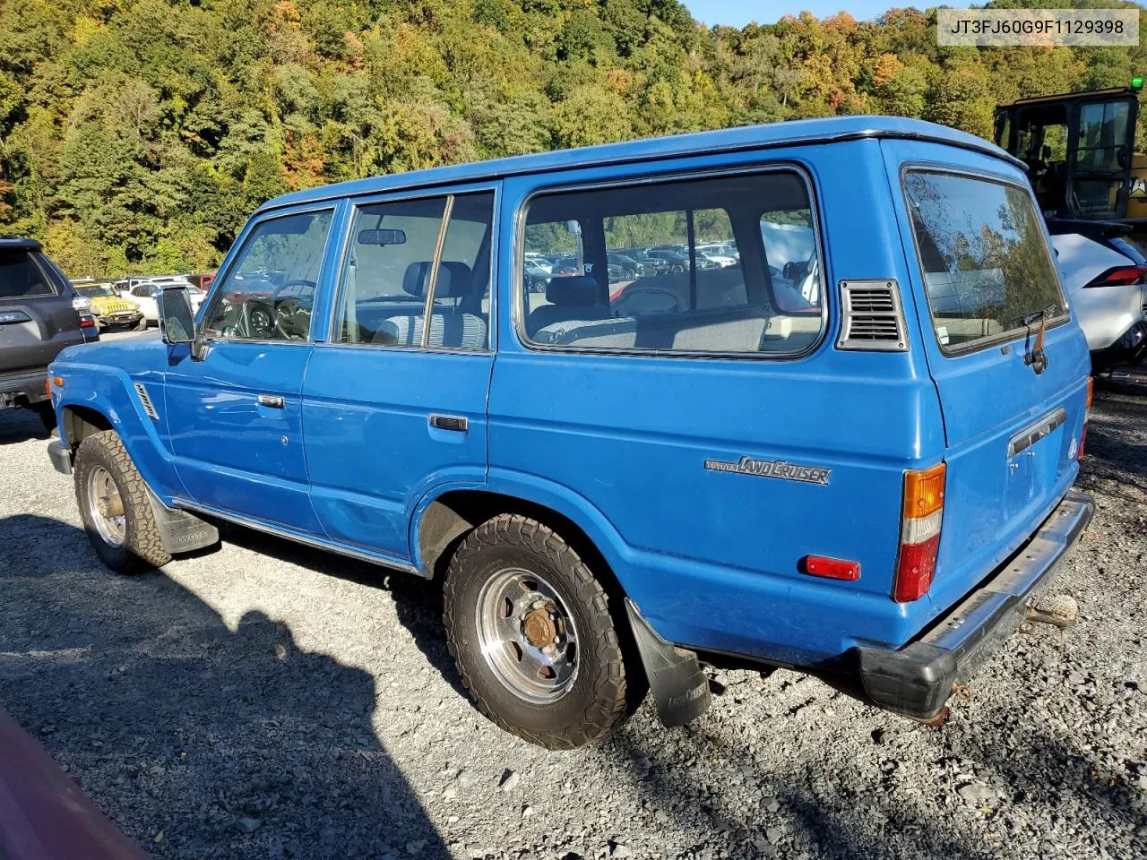 1985 Toyota Land Cruiser Fj60 VIN: JT3FJ60G9F1129398 Lot: 75185594