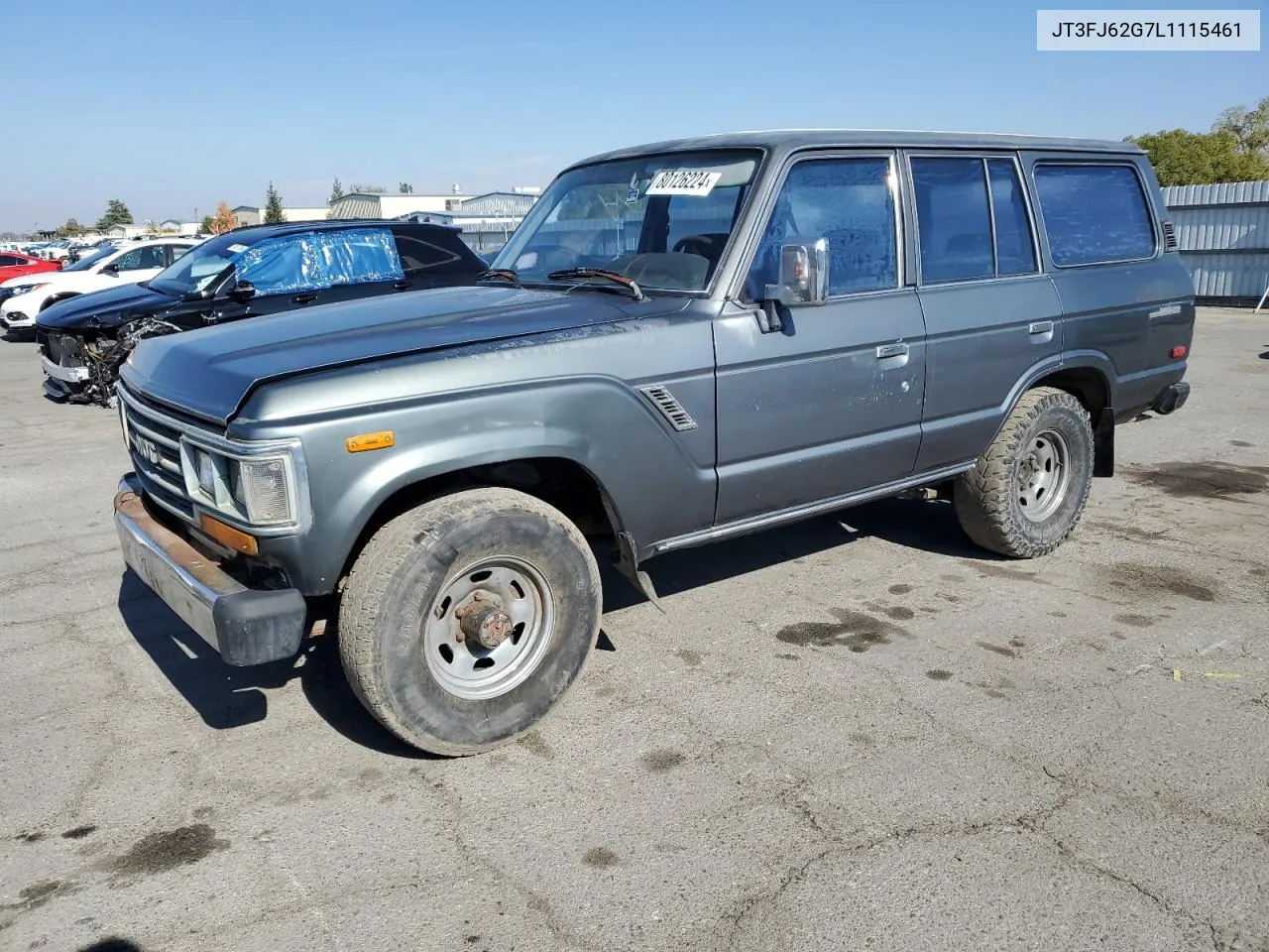 1990 Toyota Land Cruiser Fj62 Gx VIN: JT3FJ62G7L1115461 Lot: 80126224