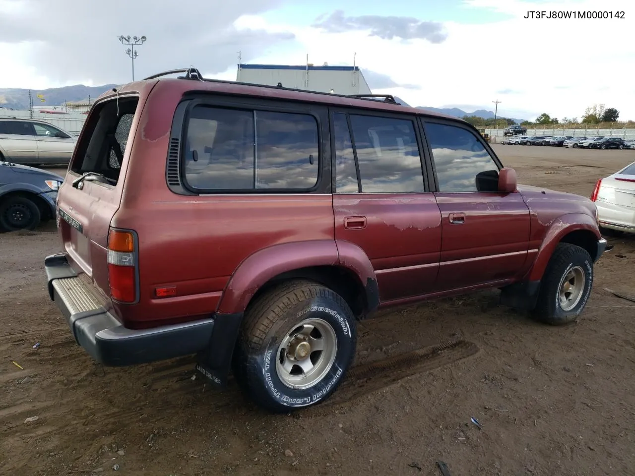 1991 Toyota Land Cruiser Fj80 VIN: JT3FJ80W1M0000142 Lot: 76090574