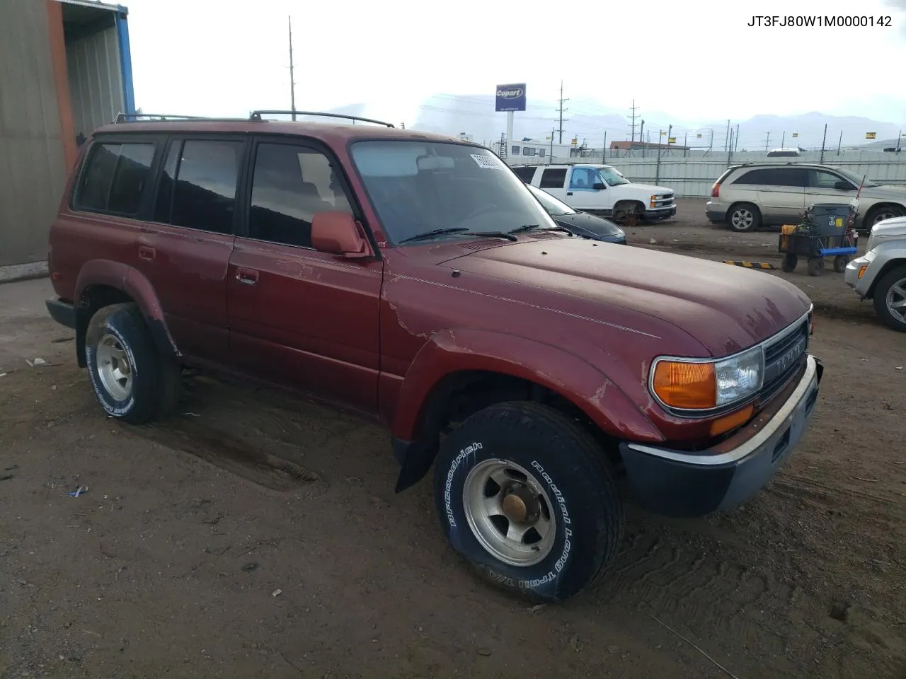 1991 Toyota Land Cruiser Fj80 VIN: JT3FJ80W1M0000142 Lot: 76090574