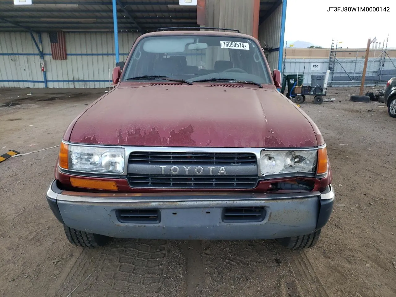 JT3FJ80W1M0000142 1991 Toyota Land Cruiser Fj80