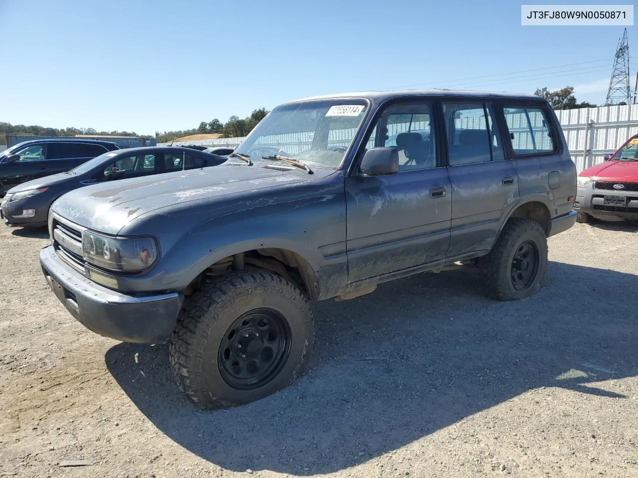 1992 Toyota Land Cruiser Fj80 VIN: JT3FJ80W9N0050871 Lot: 72656114