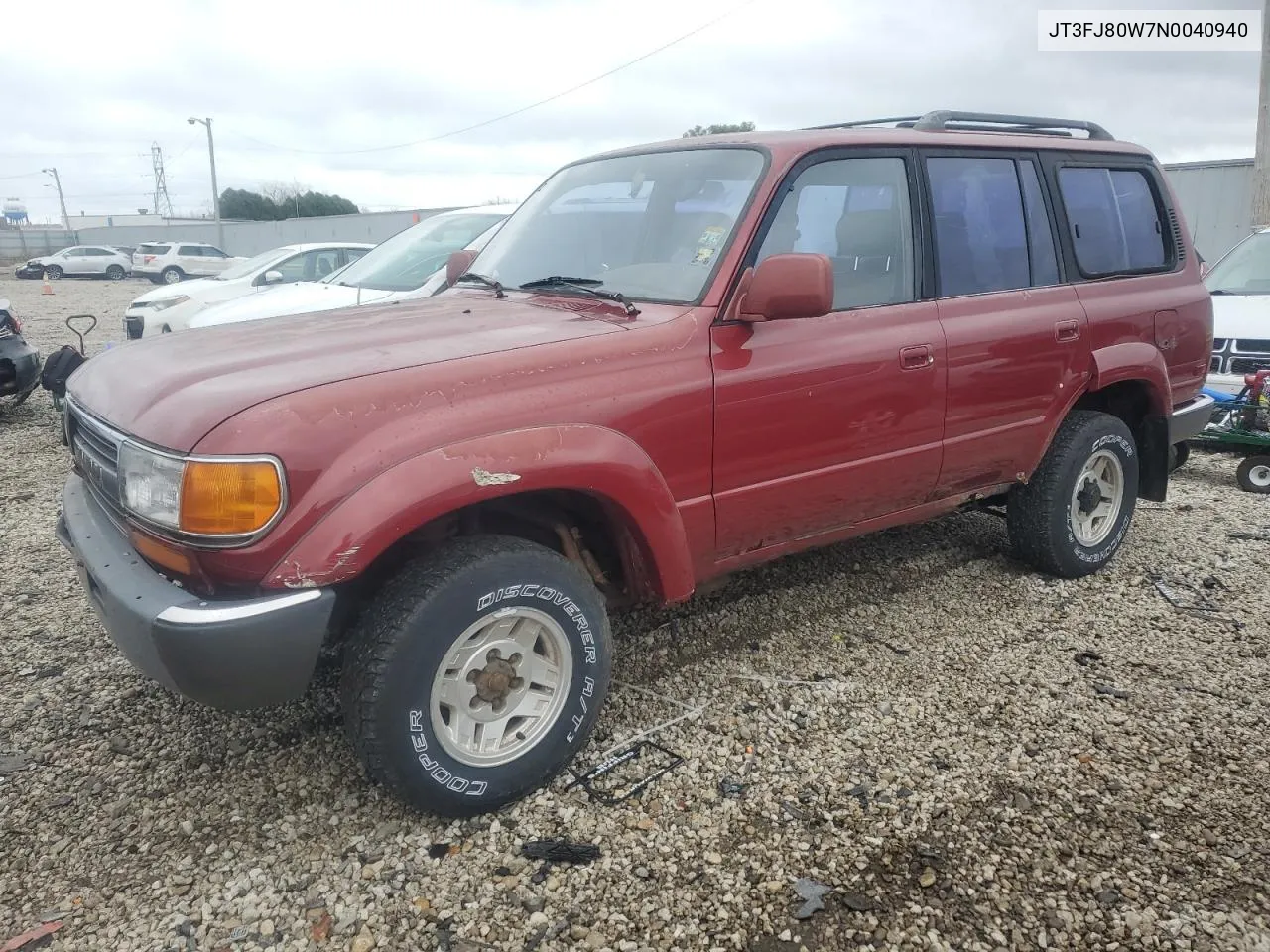 1992 Toyota Land Cruiser Fj80 VIN: JT3FJ80W7N0040940 Lot: 78528874