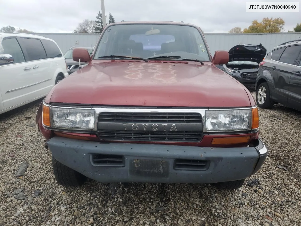 1992 Toyota Land Cruiser Fj80 VIN: JT3FJ80W7N0040940 Lot: 78528874