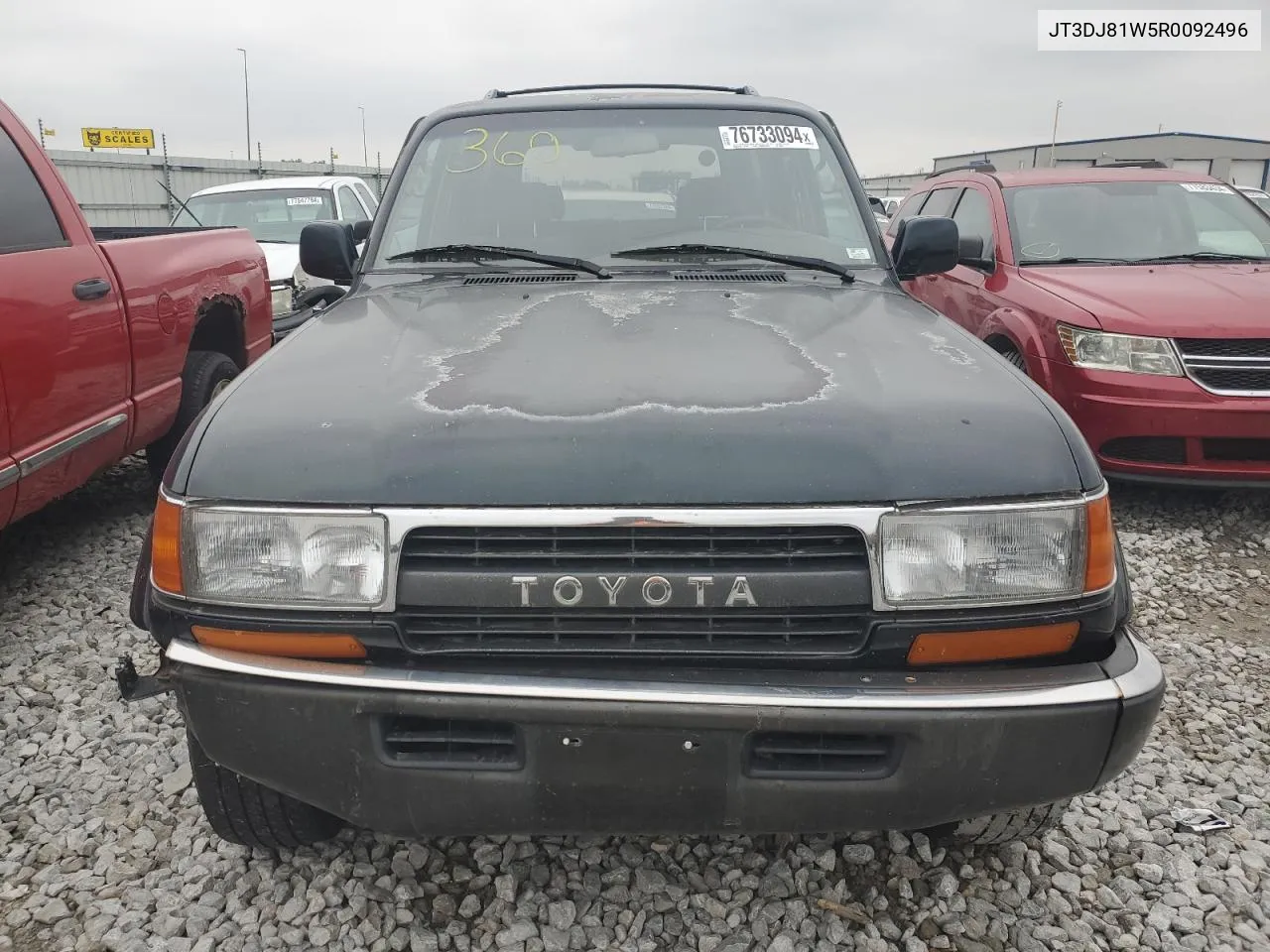 1994 Toyota Land Cruiser Dj81 VIN: JT3DJ81W5R0092496 Lot: 76733094