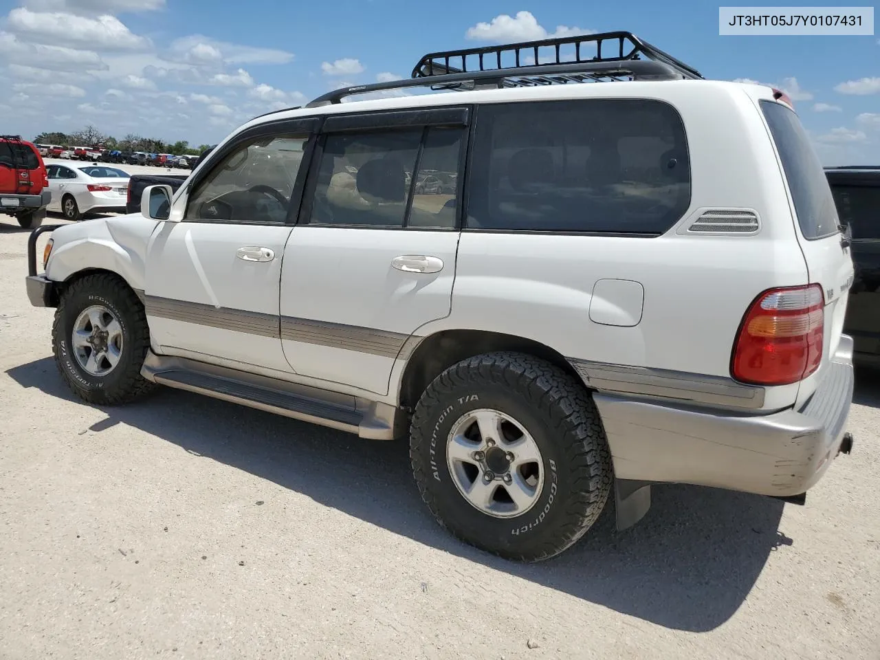 2000 Toyota Land Cruiser VIN: JT3HT05J7Y0107431 Lot: 61547104