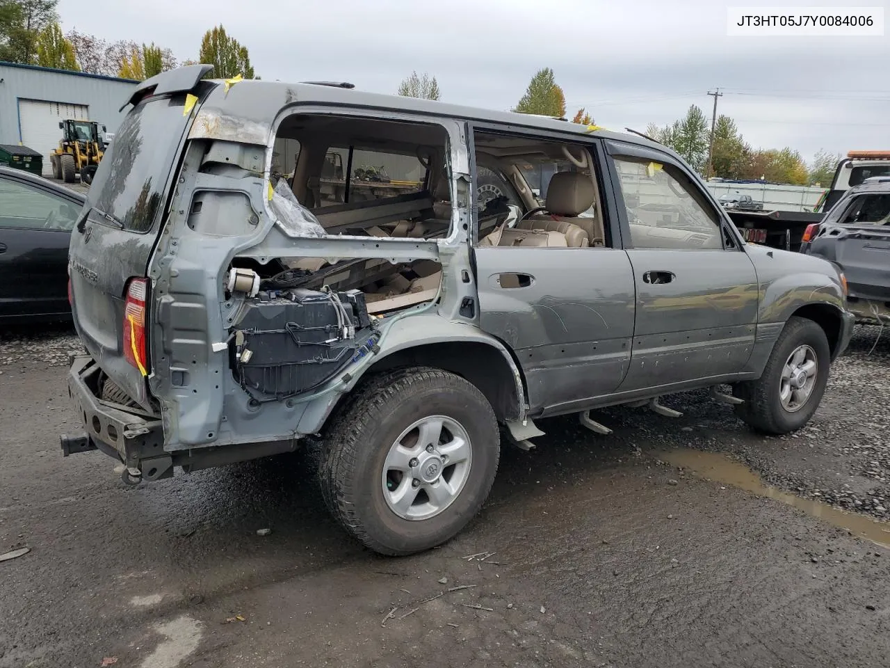 2000 Toyota Land Cruiser VIN: JT3HT05J7Y0084006 Lot: 76390254